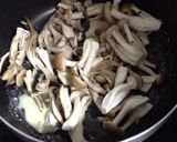 鮭ときのこのクリームパスタ作り方3写真
