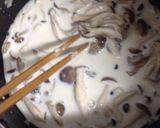 鮭ときのこのクリームパスタ作り方4写真