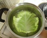 圆白菜肉卷作り方2写真