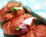 コストコ バタークロワッサンでハムサンド作り方3写真