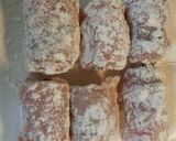 鶏胸肉の梅肉チーズ巻きフライ作り方5写真