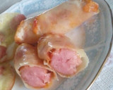 餃子の皮で時短♡ウインナーのパイ焼き風作り方3写真