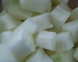 冬瓜のそぼろ煮❤作り方1写真