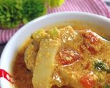キノコとトマトのミルクカレースープ作り方7写真