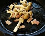 キムチときのこの豆乳パスタ作り方2写真