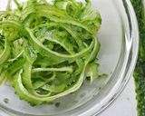 簡単◎パスタ風ゴーヤのサラダ作り方1写真
