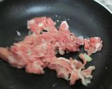 豆苗と豚肉のミルク仕立て作り方3写真