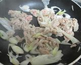 豆苗と豚肉のミルク仕立て作り方4写真