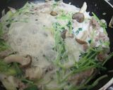 豆苗と豚肉のミルク仕立て作り方5写真
