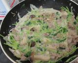豆苗と豚肉のミルク仕立て作り方6写真
