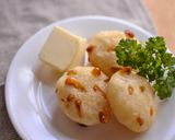 つぶつぶ八列コーン入りのポテト餅作り方15写真