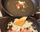 ピリ辛で♫南瓜とひき肉のパスタ作り方3写真