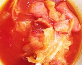 残ったキャベツでスープ トマト編※圧力鍋作り方5写真