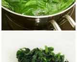 簡単♪離乳食中期~ほうれん草卵とじ丼作り方3写真