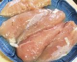鶏ささみの酒蒸しとゆでキャベツ作り方1写真