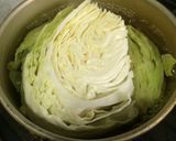 鶏ささみの酒蒸しとゆでキャベツ作り方4写真