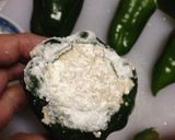 豆腐でヘルシー、丸ごとピーマンの肉詰め作り方3写真