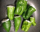 豆腐でヘルシー、丸ごとピーマンの肉詰め作り方4写真