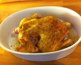 カレー味の丸ごとローストチキン作り方2写真