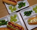 休日に♪ホットドッグ＆卵パン☆作り方4写真