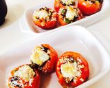 野菜カレーのとまと包み 〜チーズのせ〜作り方6写真