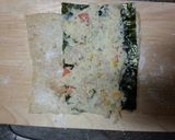 油揚げで渦巻き＊ポテトロール作り方3写真