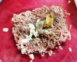 しいたけ丸ごと、ハンバーグ作り方2写真