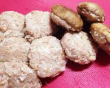 しいたけ丸ごと、ハンバーグ作り方5写真