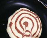 ハロウィン✩クモの巣ホットケーキ作り方4写真