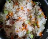 炊飯器で簡単♡秋のきのこピラフ作り方4写真