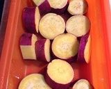 さつま芋の鶏そぼろ煮作り方1写真