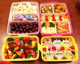 ♫トッキュウジャー運動会キャラ弁当♫作り方6写真