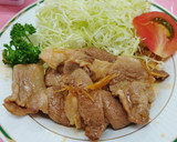 我が家のもち豚生姜焼き定食ぅ☆作り方11写真