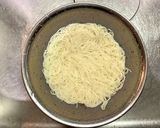 鶏肉としめじのかきたまあんかけにゅうめん作り方1写真