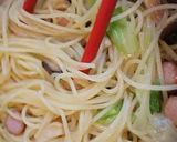 ソーセージとキャベツのペペロンチーノ作り方7写真