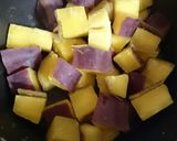 簡単＊さつまいものごま味噌あえ作り方3写真