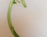 ♪モロヘイヤの茎をピリ辛に☆♪作り方2写真