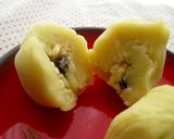 サツマイモ茶巾inクリームチーズレーズン作り方6写真
