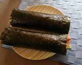◆簡単＆美味♡鮭ごはんｄｅサラダ巻き◆作り方7写真