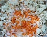 ☆野菜たっぷり卯の花ひき肉詰めピーマン☆作り方1写真