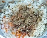 ☆野菜たっぷり卯の花ひき肉詰めピーマン☆作り方2写真