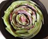 豚肉と！野菜たっぷり土鍋蒸し作り方3写真