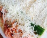 秋鮭とチーズの油揚げ巻き作り方3写真