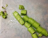 四角豆のサラダ作り方1写真