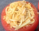 パスタグラタンin theトマト！作り方4写真