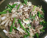 牛肉と白菜のすき焼き風炒め作り方4写真