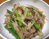 牛肉と白菜のすき焼き風炒め作り方5写真