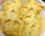 豆腐と挽肉と卵で油揚げの包み煮作り方7写真