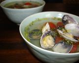 あっさりあさりとトマトのスープ作り方3写真