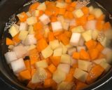 離乳食にも！たっぷり野菜のほっこりスープ作り方1写真